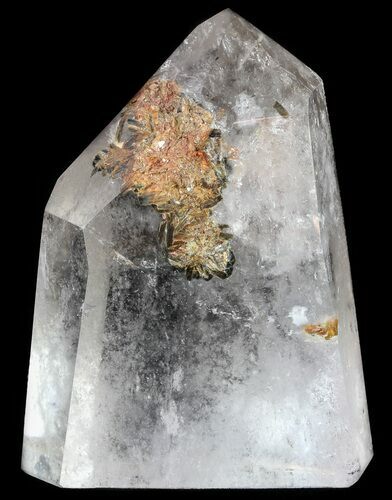 Polished Quartz Crystal Point - Madagascar #56144
